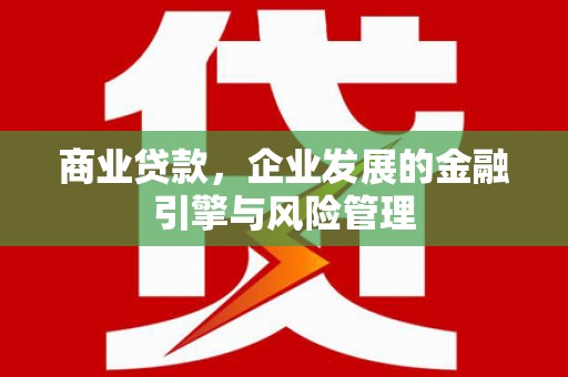 乌苏商业贷款，企业发展的金融引擎与风险管理