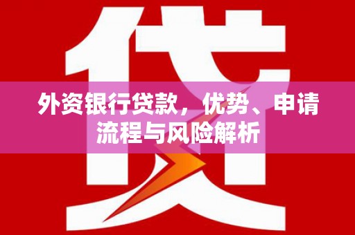 乌苏外资银行贷款，优势、申请流程与风险解析