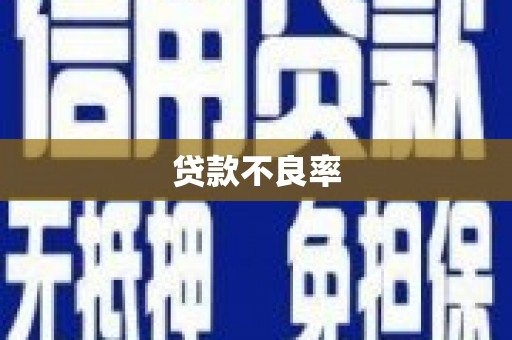 乌苏贷款不良率