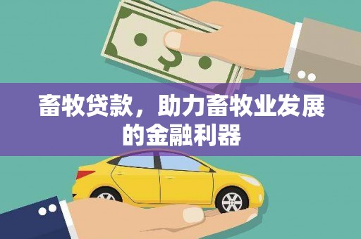 乌苏畜牧贷款，助力畜牧业发展的金融利器