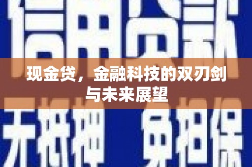 乌苏现金贷，金融科技的双刃剑与未来展望