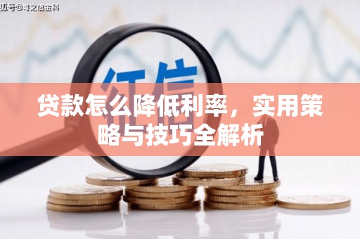乌苏贷款怎么降低利率，实用策略与技巧全解析