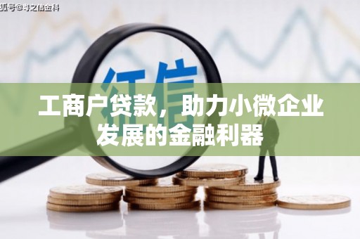 乌苏工商户贷款，助力小微企业发展的金融利器