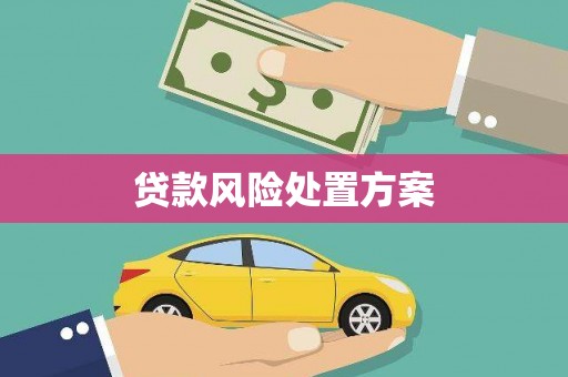 乌苏贷款风险处置方案