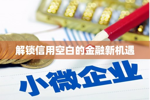 乌苏解锁信用空白的金融新机遇